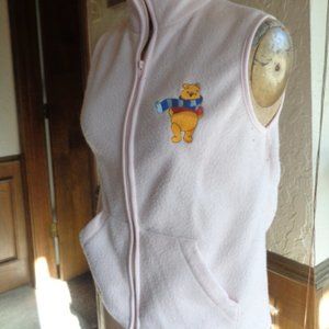 Disney Pooh pink vest vintage 80s size M/M , rare